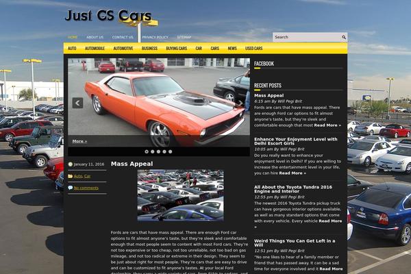justgscars.com site used Gamespark