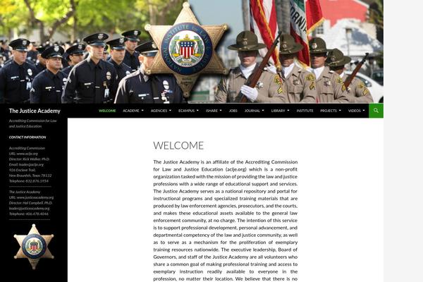 Twenty Fourteen theme site design template sample