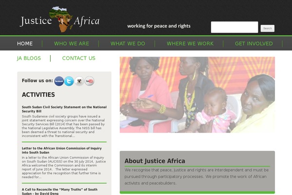 justice-afr theme websites examples