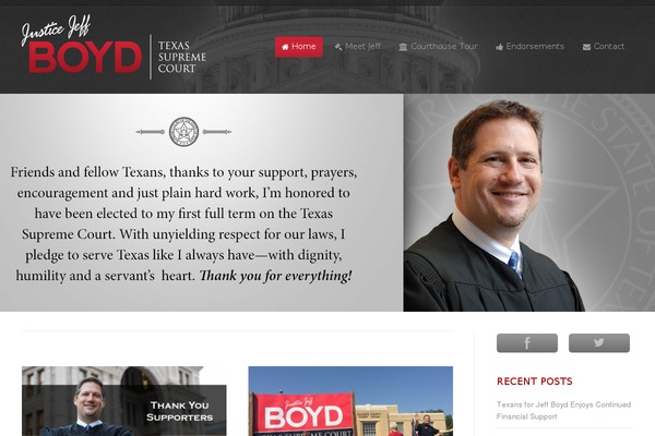 WordPress website example screenshot