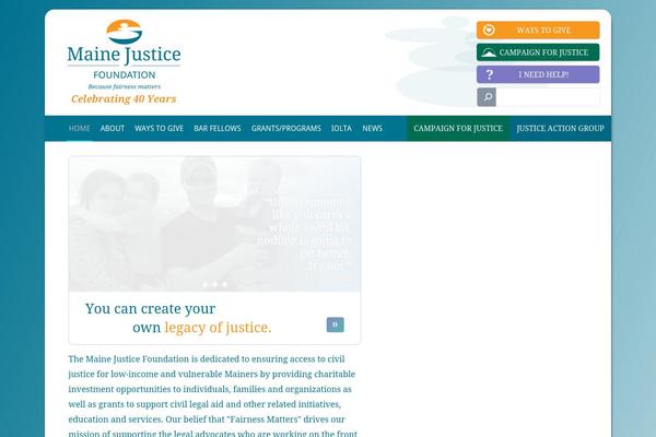 justicemaine.org site used Justice-maine