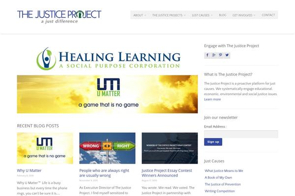 Metrolium Child theme site design template sample