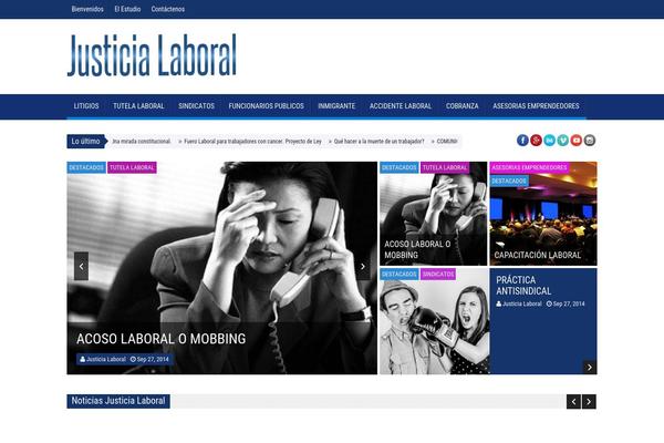 justicialaboral.cl site used SaladMag