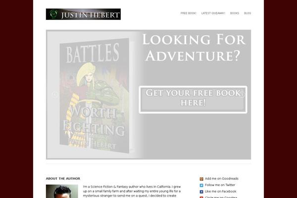 Ot-author theme site design template sample