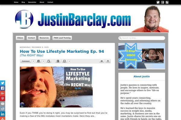 justinbarclay.com site used Myle