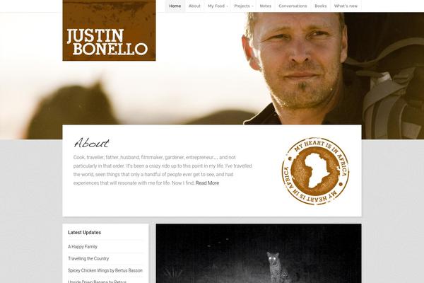 justinbonello.com site used Adventure