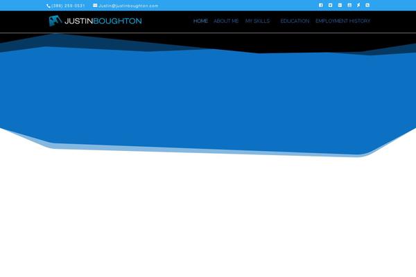 Divi theme site design template sample