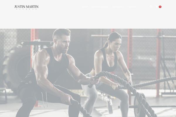 Gym-life theme site design template sample