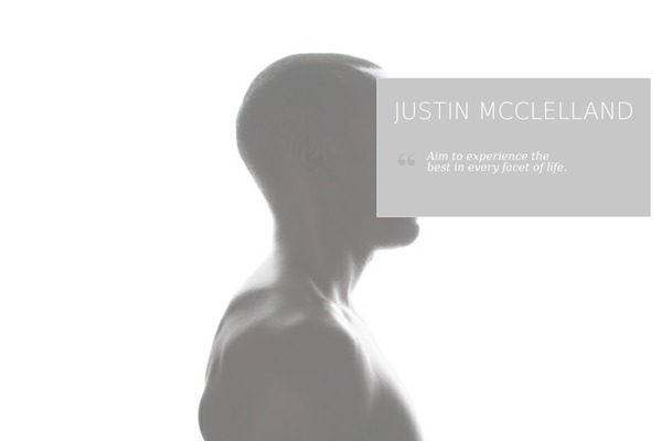 justinmcclelland.com site used Invictus_3.2.1