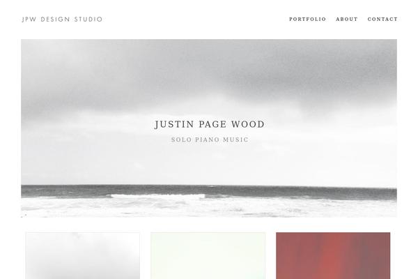 justinpagewood.com site used Savoy