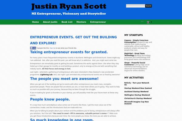 justinryanscott.com site used Explode