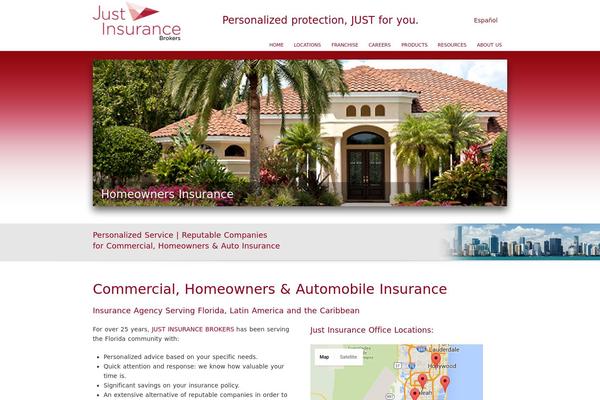 inFocus theme site design template sample