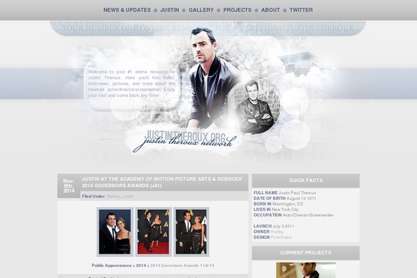 justintheroux.org site used Justin