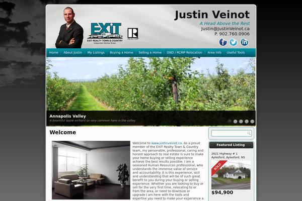 justinveinot.ca site used Veinot