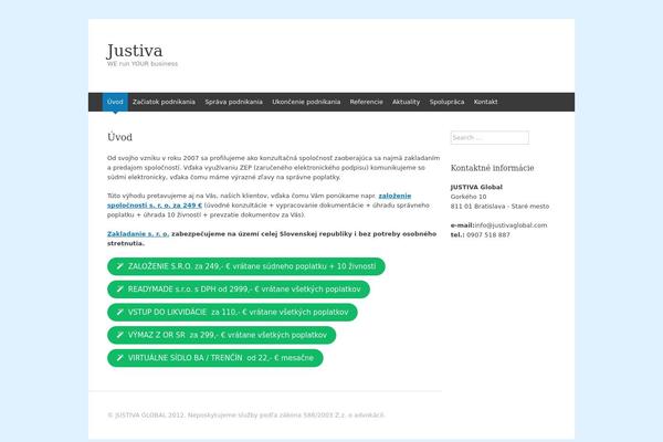 WordPress website example screenshot