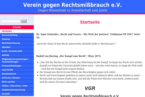 justizgeschaedigte.de site used Twentyten-1