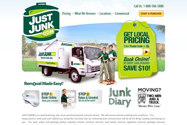 justjunk.com site used Just-junk