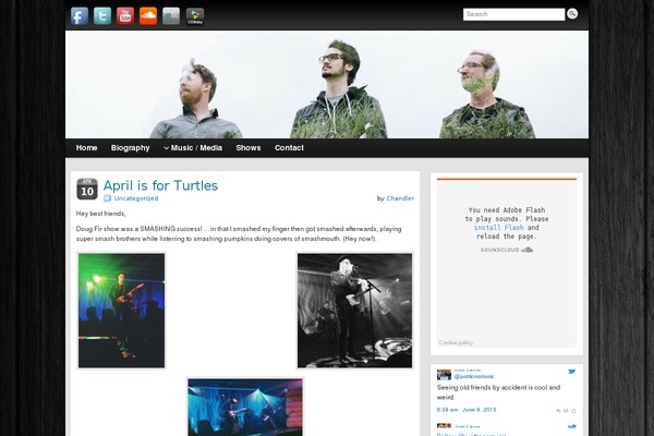 Graphene theme site design template sample