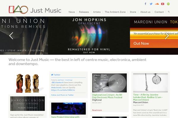 justmusic.co.uk site used Justmusic