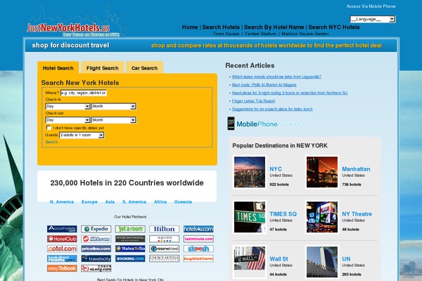 justnewyorkhotels.us site used Hotelweb2