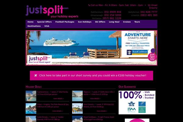 justsplit.com site used Justsplit-basics-responsive