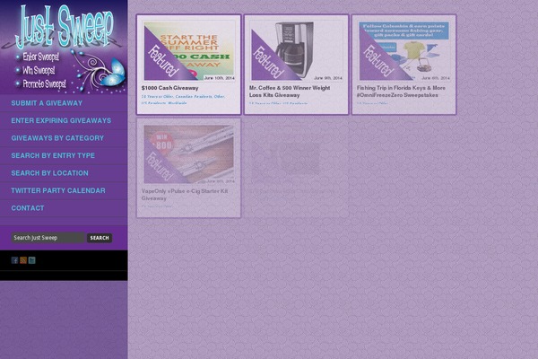 Sidewinder website example screenshot