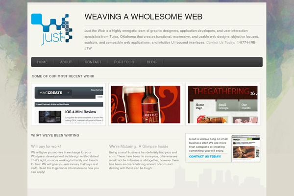 justtheweb.com site used Jtw