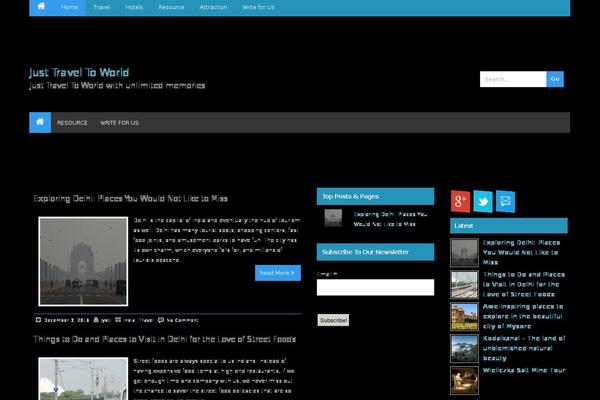 Wrock Metro theme site design template sample