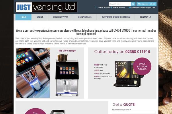 Venedor theme site design template sample