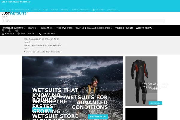 justwetsuits.com site used Justwetsuits