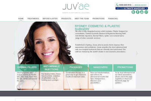 juvae.com.au site used Juvae