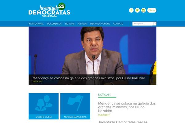 juventudedemocratas.org.br site used Juventudedemocratas