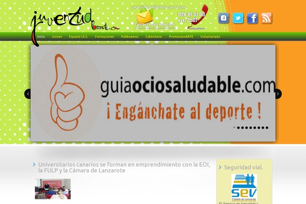 juventudlanzarote.com site used Juventud