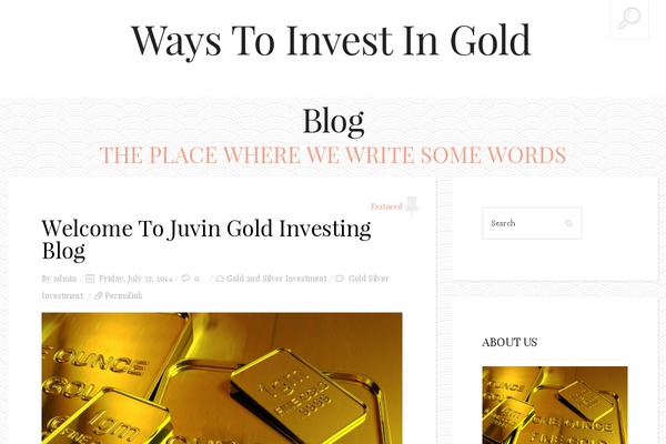Gold theme site design template sample