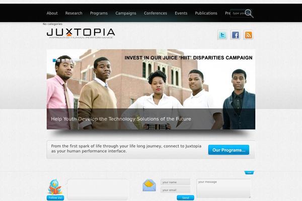 juxtopia.org site used Boldy