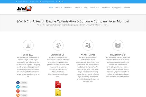 Divi theme site design template sample