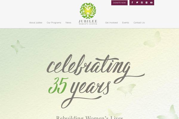 Jubilee theme site design template sample
