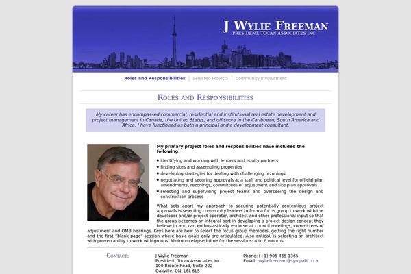 jwyliefreeman.ca site used Jwyliefreeman20