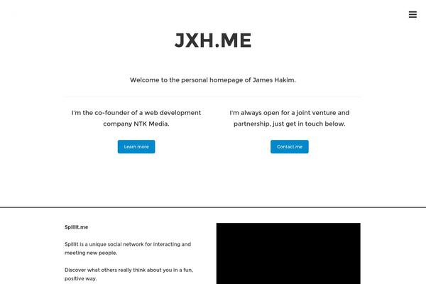 jxh.me site used Ink
