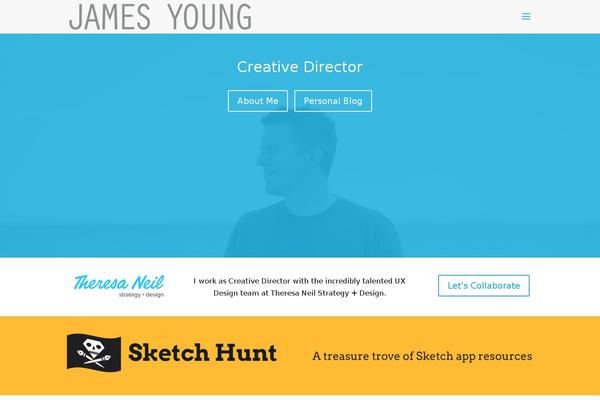 WordPress website example screenshot
