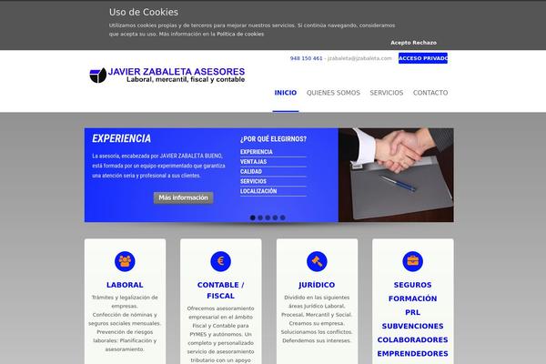 Site using Google Analytics y la ley de Cookies plugin