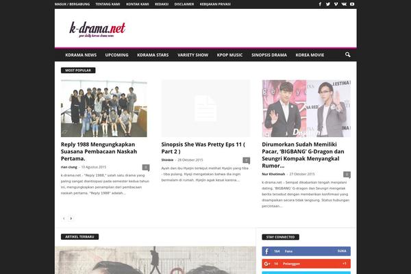 k-drama.net site used Newsmag Child
