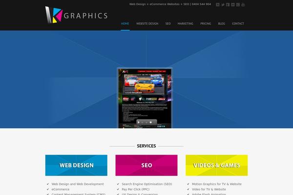 Lucidpress theme site design template sample