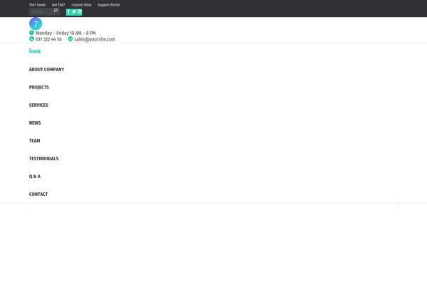 WordPress website example screenshot