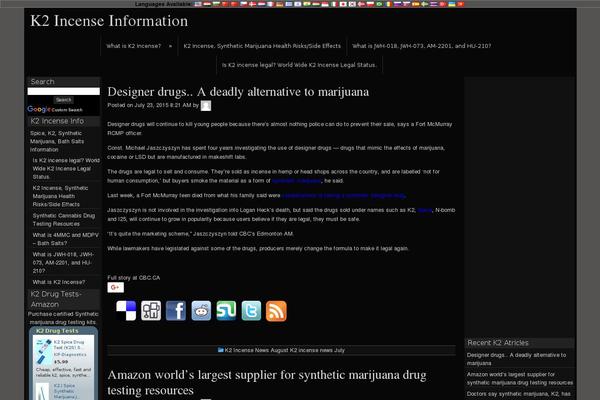 raindrops theme site design template sample