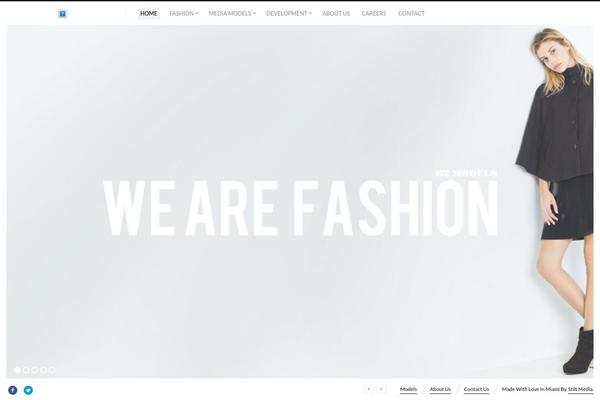 Fluxus theme site design template sample