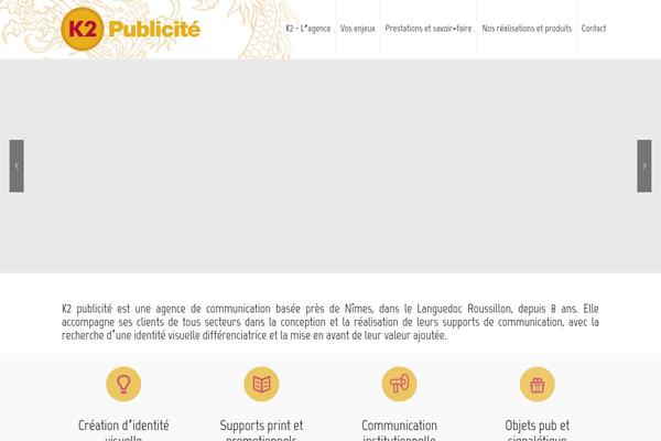 k2publicite.fr site used Rttheme19