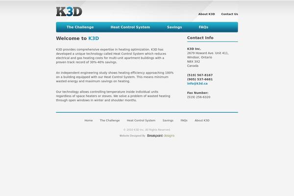 k3d.ca site used K3d