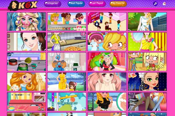 k6x.com site used Girlsgames