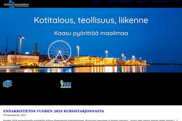 kaasuyhdistys.fi site used Kaasuyhdistys